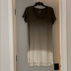 Cute ombré t shirt dress